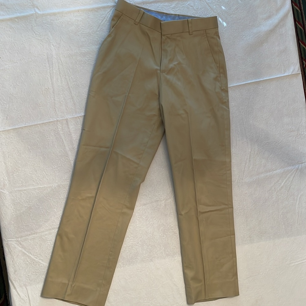 Tommy Hilfiger Boys  Flat Front Khaki Dress pants